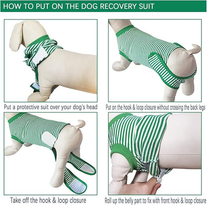 Dog Recovery Suit, After Surgery Wear for Pets Male Female, Professional Dog Onesie for Surgery for Abdominal Wounds Recovery Shirt, Substitute E-Collar & Cone X-Large