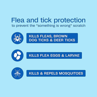 ADAMS Plus Flea & Tick Prevention Spot On for Dogs, Extra Large Dogs, Kills Fleas & Ticks (Brown Dog/Deer Ticks), Kills and Repels Mosquitoes, Prevents Flea Infestations, 3-Month Supply, 3 Pack
