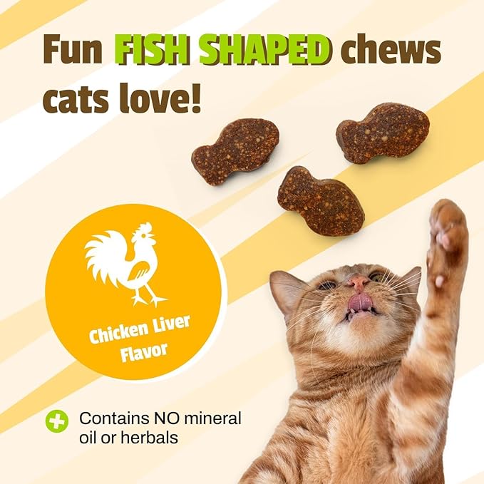Pet Naturals UT Support Soft Chews for Cats, Urinary Tract Health with Cranberry and D-Mannose, Chicken, 60 Count