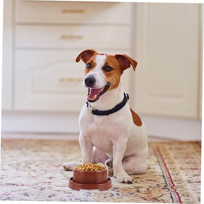Colorful Round PET Bowl for Dogs and Cats Proof PP Material Fixed Non-Slip Dog Feeding Bowl 1.5L Water and Food Feeder for PET Supplies