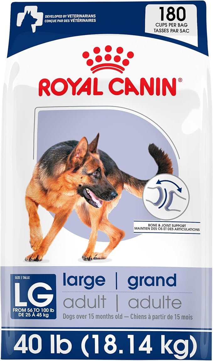 Royal Canin Size Health Nutrition Large Adult Dry Dog Food, 40 lb Bag