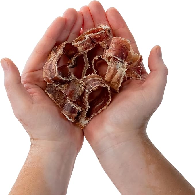 Lovie Beef Lung Dog Treats - Dehydrated Air Dried Soft Bites, Single Ingredient, Protein Rich, 16 oz (Beef Rings)
