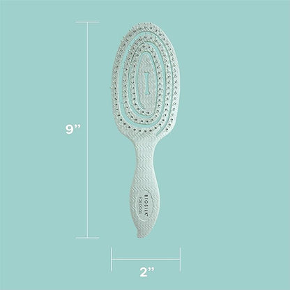 BioSilk for Pets Eco Friendly Detangling Pin Brush for Dogs, Gentle Dog Grooming Brush Designed to Help Remove Knots and Tangles and Support Healthy Coats for All Dogs - 48 Pack