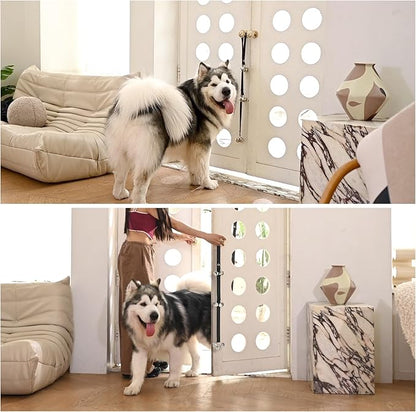 Luckyiren Upgraded Puppy Bells Dog Doorbells for Door Knob/Potty Training/Go Outside-Dog Bells for Puppies Dogs Doggy Doggie Pooch Pet Cat for Dog Lovers-Premium Quality-3 Snaps for Length Adjustment