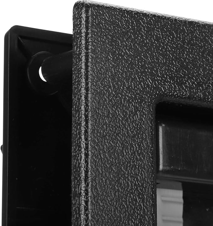 Large Pet Door for Dogs 50x38x5cm Plastic Wall Mounted Dog Door with Built in Magnet Pet Accessories Pet Gate Pet Supplies Easy to Install for Large Medium Pets (Black)