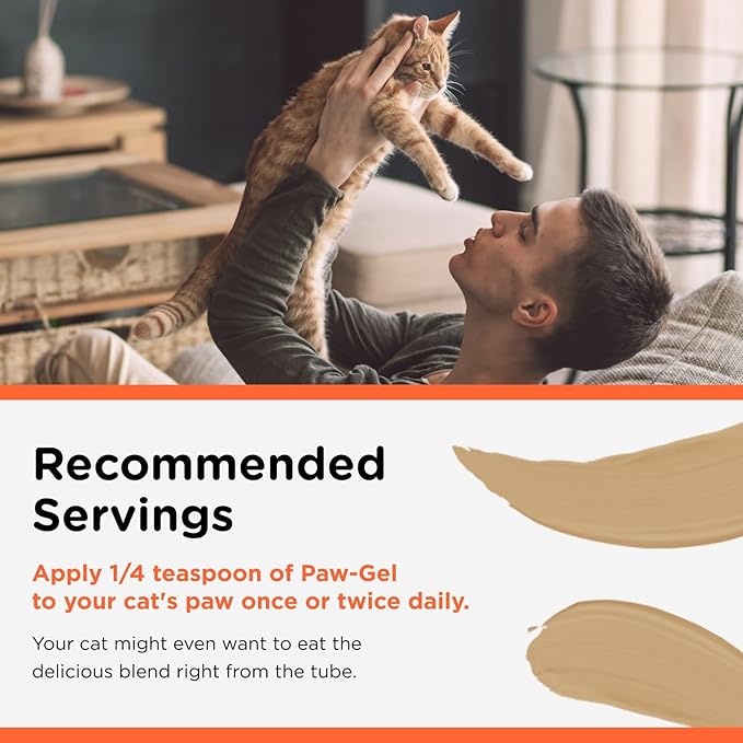 Nutri-Vet Hairball Paw Gel, Cat Hairball Remedy, Kitten Supplies, Hair Ball Relief for Cats, Grooming Aid, Fur Ball Remedy, Chicken Flavor, 3 oz