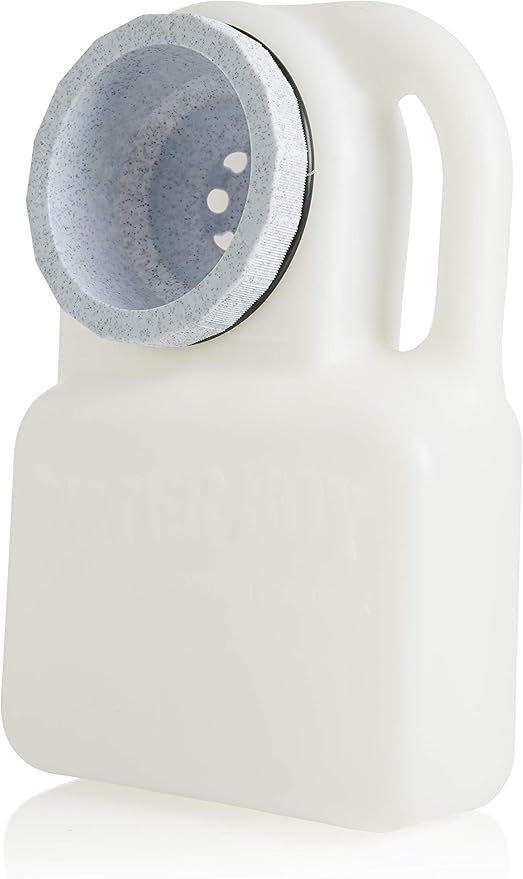 Lixit® Water Boy Portable Travel Dog Bowl - 3 Quart Spill Free Self Filling Pet Water Bowl - Made in USA (White, 1 Pack)