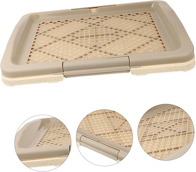 BESPORTBLE Small Thickened Puppy Toilet Tray Indoor PET Training Toilet Non-Slip Design Easy to Clean Household Dog Tray for Potty Training