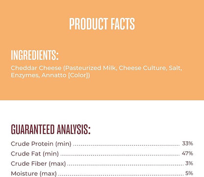 WagWell Freeze Dried Dog Treats, Cheese Flavor | Training Treats, Food Topper, Healthy Snack for Dogs | Human Grade, Grain Free, High Protein | All Natural, Made in USA | 5 oz Bag, 1 Pack
