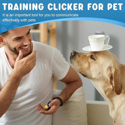 Dog Training Kit,Dog Whistle to Stop Barking Neighbors Dog,Dog Clicker for Training,Adjustable Ultrasonic Silent Dog Whistle(Black).