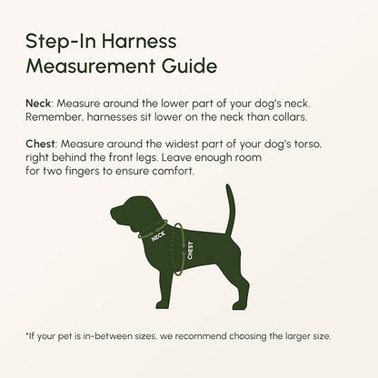 Downtown Pet Supply Step in Dog Harness for Large Dogs - Adjustable, Escape Proof Dog Harness with Reflective Trim - All-Weather, Fast-Drying Padded Mesh Fabric - Tangerine, X-Large