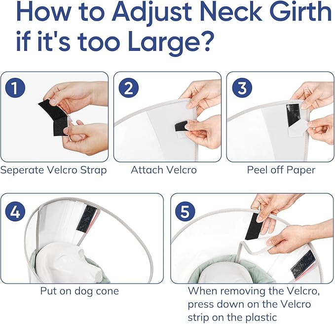 Supet Upgraded Dog Cone with Soft Liner, 20% Lighter Plastic Elizabeth Collar After Surgery to Stop Licking, for Spay Neuter Skin Problems Recovery, for Small Medium Active Large Dogs(Green,S)