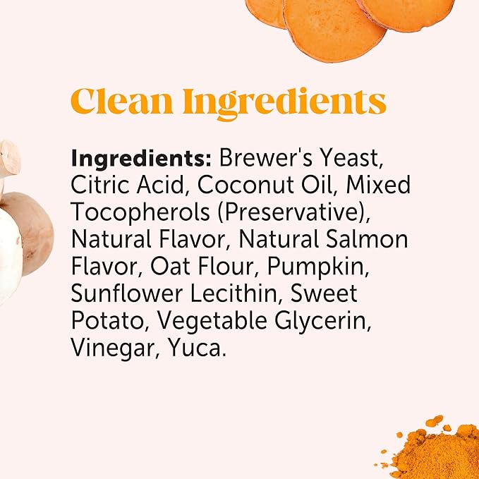 Dog Allergy Relief Immunity Chews - Paw Licking, Itching & Seasonal Allergies - With Colostrum, Probiotics, Turmeric & Salmon Oil - Vet Recommended Anti-Itch Supplement for Dogs (Peanut Butter, 90 Ct)