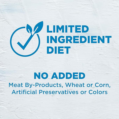 Wellness Simple Limited Ingredient Adult Dry Dog Food, Grain Free Kibble, Sensitive Stomach, Skin & Coat Support, Natural, Chicken Free, Salmon and Potato Recipe, 24 lb Bag