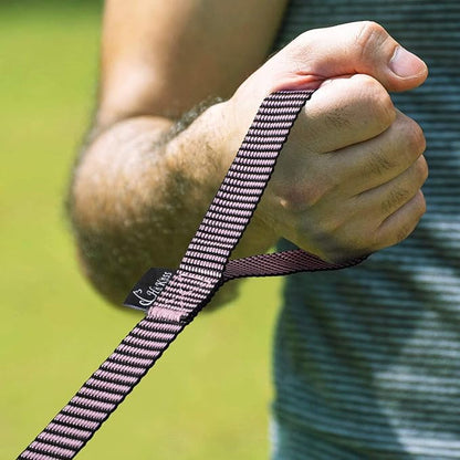 Hi Kiss Dog/Puppy Obedience Recall Training Agility Lead - 15ft 20ft 30ft 50ft 100ft Training Leash - Great for Training, Play, Camping, or Backyard(50ft,BL+PK)
