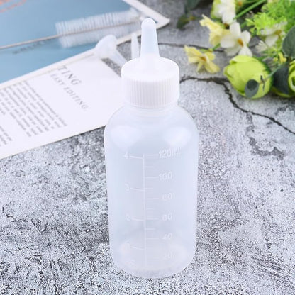 FAVOMOTO 6pcs Pet Nursing Bottles Silicone Milk Feeders with Cleaning Brush for Small Dogs Cats Puppies Kitten Newborns Portable Pet Feeding Supplies