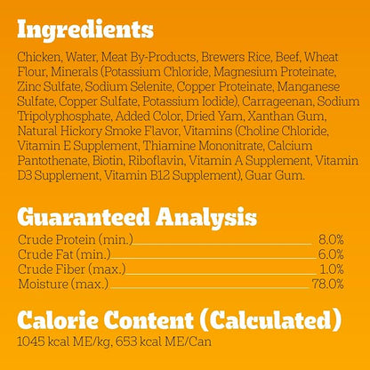 Pedigree Chopped Ground Dinner Adult Soft Wet Dog Food with Beef, Canned Dog Food, 22 oz. Cans, 12 Count