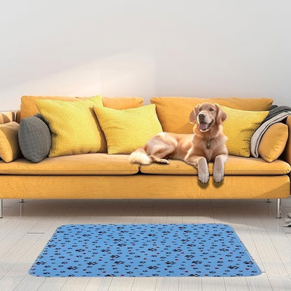 Washable Pee Pads for Dogs,2 Pack Extra Large 48"x48" Super Absorbent Reusable Puppy Pads,Non-Slip 100% Waterproof Dog Pee Pad,Pet Training Pads for Couch, Crate,Potty Training,Floor