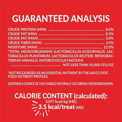 Pup Corn Plus - Puffed Dog Treats with Prebiotics and Probiotics - Chicken & Cheddar Cheese (24oz) - Made in USA