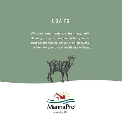 Manna Pro Goat Kid Milk Replacer, High in Protein to Support Growth, Powered by Opti-Gut to Support Gut Health & Digestion, Easy-to-Mix Formula, 4 lbs