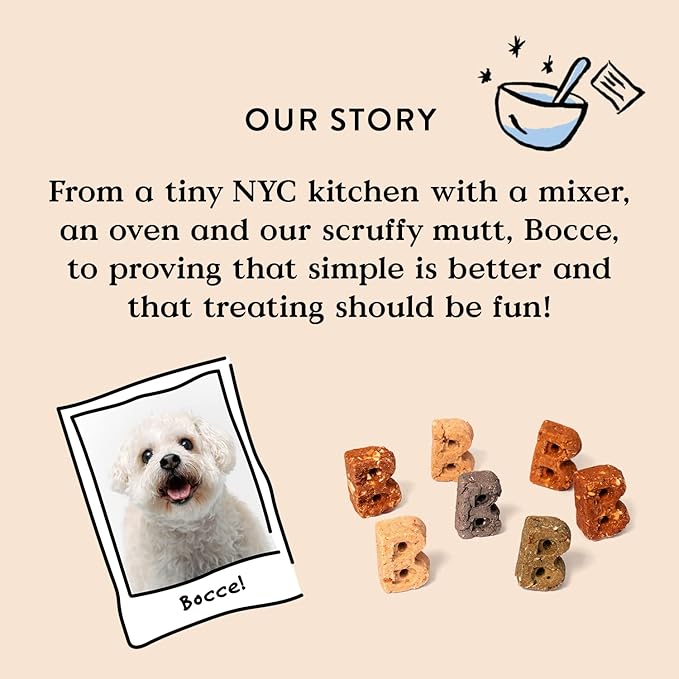 Bocce's Bakery Banana Bacon Crispy Dog Treats, 10 oz