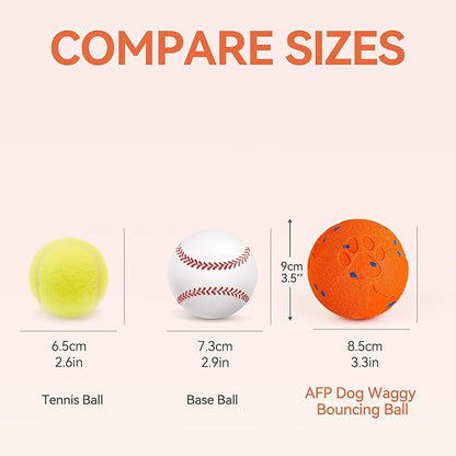 ALL FOR PAWS Interactive Dog Toy, Smart Moving Ball with 2 Play Modes, E-TPU Material, USB Rechargeable Motion-Activated Bouncing Ball for Medium Large Dogs, Automatic Rolling Keeps Dog Busy