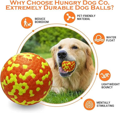 Hungry Dog Co.- Premium Inflatable Dog Collar and Durable Dog Ball - Helps in Pet Recovery - Comfortable and Safe for Your Pet – Soft E-Collar – Blue, Small (5”- 8” Neck)