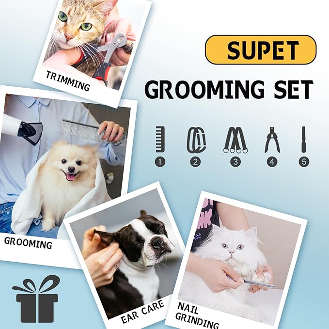 Supet Dog Grooming Hammock Harness for Dogs Cats, Relaxation Pet Nail Clipper Hammock, Restraint Dog & Small Animal Leashes Sling for Groomingk for Nail Trimming (Black, L)