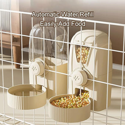 WHYATT Plastic Dog Bowls, Dog Cat Bowls Pets Water and Food Bowl Set with Automatic for Small or Medium Size Dogs Cats (Color : Grey, Size : Drinking Tray)