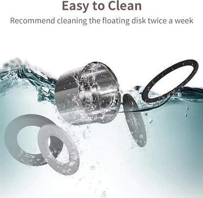 6.5L Dog Water Bowl No Spill 1.6 Gallon Stainless Steel Water Bowl for Dogs 220oz Large Capacity No Splash Slow Drinking Feeder with Anti-Slip Mat for Messy Drinkers 6.5L+2 Filters