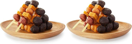 Jungle Calling Dog Treats,Dogs Kabob with Cod Stick, Rawhide-Free Chews, Made with Chicken, Duck, Beef, Sweet Potato and Pumpkin (Pack of 2)