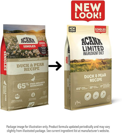 ACANA Singles Limited Ingredient Grain Free High Protein Dry Dog Food Duck & Pear Recipe 22.5lb Bag