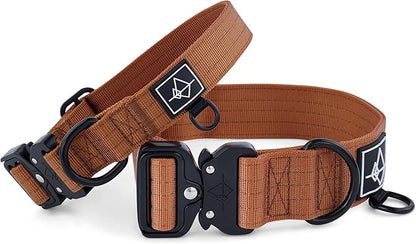 Made to ROAM Premium Dog Collar - Adjustable Heavy Duty Nylon Collar with Quick-Release Metal Buckle (Nevada Evening, Classic Size 2)