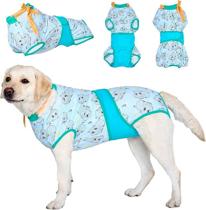 LovinPet Recovery Suit for Dogs: Onesie for Dogs After Surgery Female & Male Anti-Licking Protection Full Body Coverage for Anti-Shedding
