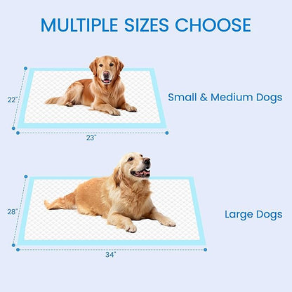 28"x34" Dog Pee Pads Extra Large, Super Absorbent Leakproof Quick Drying Pee Pads, Training Puppy Pads Disposable Pee Pads for Dogs - 10 Count