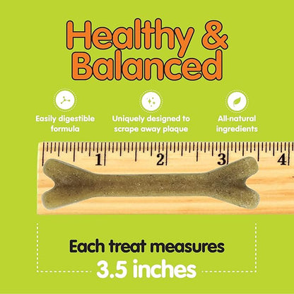 Fido - Super Breath Dental Care Bones for Dogs - 13 Treats Per Pack (3 Pack) - for Small Dogs (Made in USA) - Dog Dental Chews Help Reduce Plaque, Tartar Buildup, and Freshens Breath