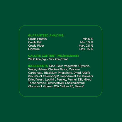 Minties Dog Dental Bone Treats, Dental Chews for Dogs 25-50 lbs, 60 Count, Brushing Chews Helps Clean Teeth and Freshen Bad Breath, Removes Plaque and Tartar, Veterinarian Recommended