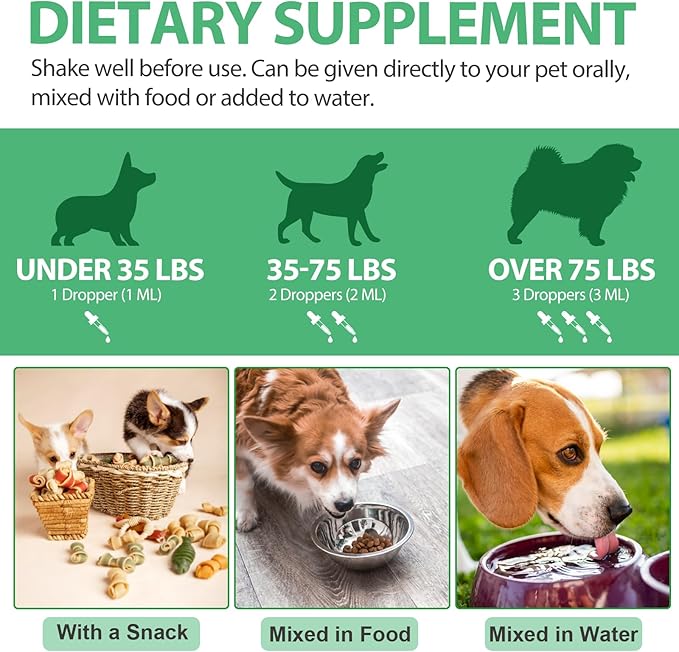 2 Pack Antibiotics for Dogs, Natural Antibiotics for Dogs, Dog Antibiotics, Dog Supplies Antibiotics, Dog Multivitamin for Pets, Natural Dog Antibiotics Supports Dog Allergy and Itch Relief