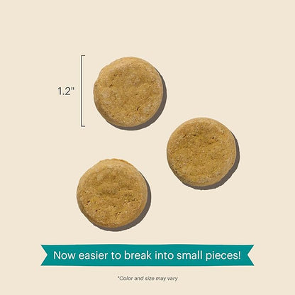 The Honest Kitchen Human Grade Dog Treats Goat's Milk N' Cookies: Slow Baked with Peanut Butter & Honey, 8 oz Bag