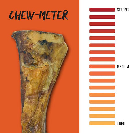 Scott Pet Grillerz Junior Meaty Mammoth Bone, 1 Count, Rawhide Free, All Natural Treat for All Breeds, Gluten Free, Long Lasting, Easy to Digest, Dog Chew for Healthy Teeth