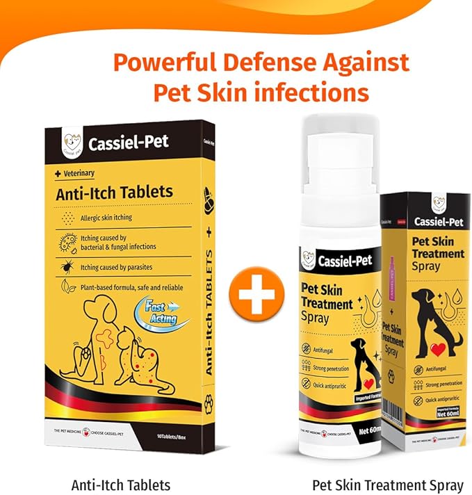 Dog Allergy Relief Chews - Dog Itch Relief - Relieves Rash, Heals Wounds, Soothes Inflammation, Treats Bites, Scratches, Cat Wound Care - 10 Chews