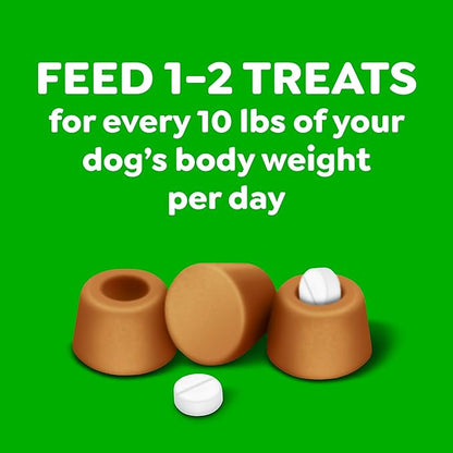 Greenies Pill Pockets for Dogs Small Size, Tablet Pill Treats for Dogs, Chicken Flavor, 3.2 oz. Pouch