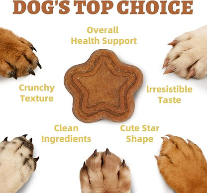 Just Try 15 OZ Dog Biscuits Peanut Butter Flavor Energy Boosting Immune Support Training Treats Healthy Dog Treats