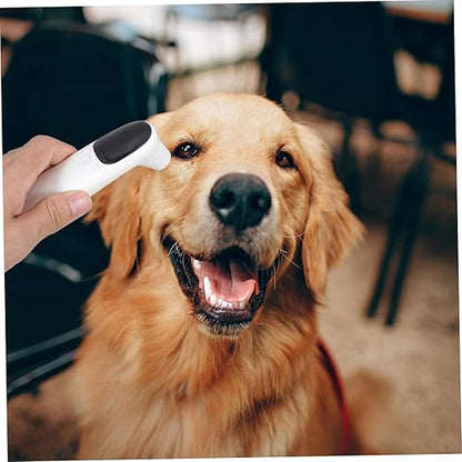 BESPORTBLE Accurate Non Contact Pet Ear Thermometer for Cats Dogs and Farm Animals Rechargeable Digital Thermometer with Quick Measurement Easy Operation Plastic Body for Puppies Sheep Cattle