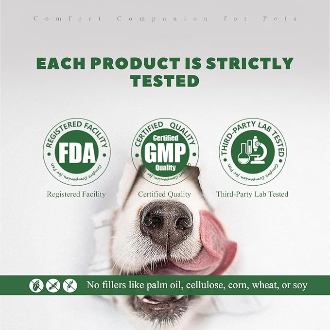 Dog Allergy Chews 200ct, Dog Allergy Relief Chews Coat Supplement for Itchy Skin Paw Licking, Probiotics for Large Dogs with Colostrum Omega-3 Turmeric Immune Supplement