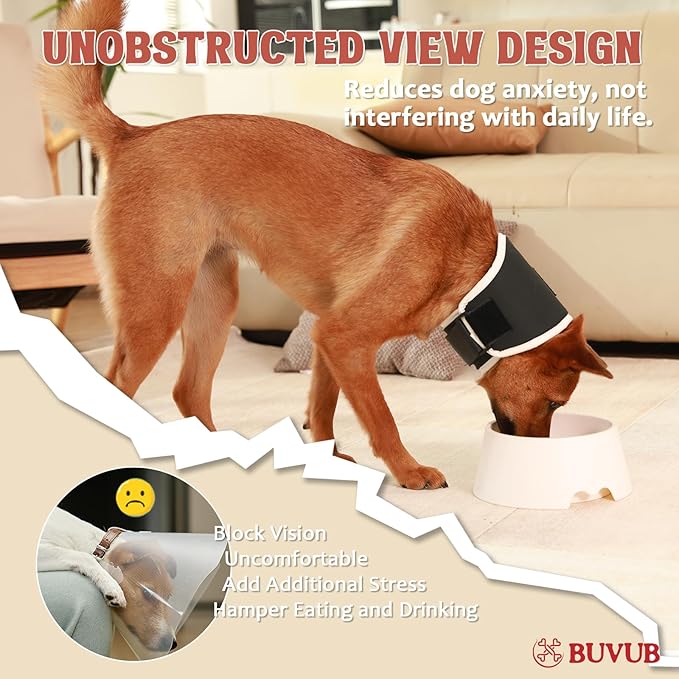 Dog Neck Brace Supports Pet's Necks with Cervical Vertebral Sprains Instability Intervertebral Disk Disease (IVDD) Pet Cervical Collar Neck Brace for Dog (S)