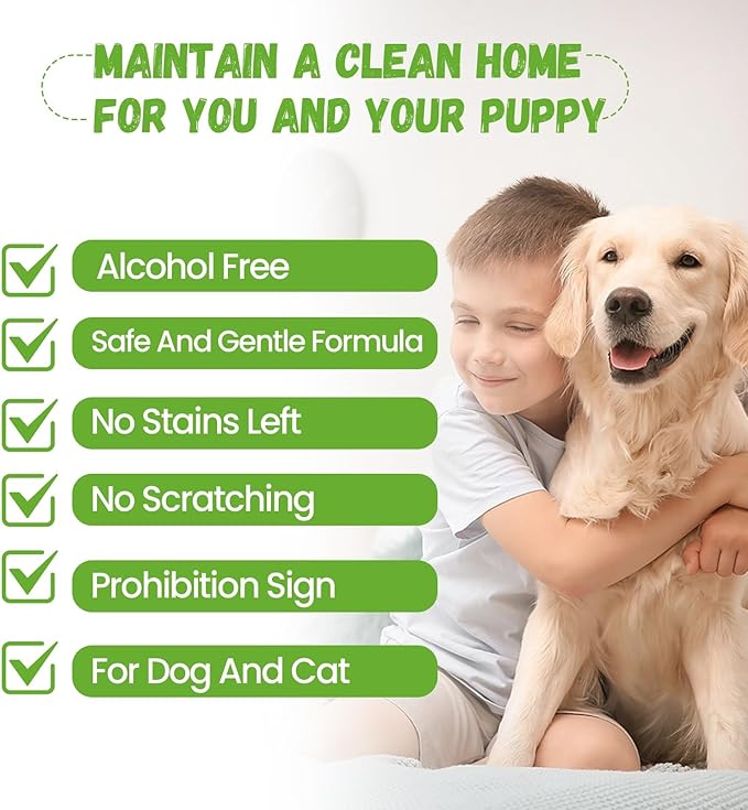 No Chew Spray for Dogs, Bitter Apple Spray for Dogs Cats Anti Chewing Licking from Furniture, Shoes, Bandages, Dog Training & Behavior Aids Spray, 200ML, Indoor & Outdoor Use