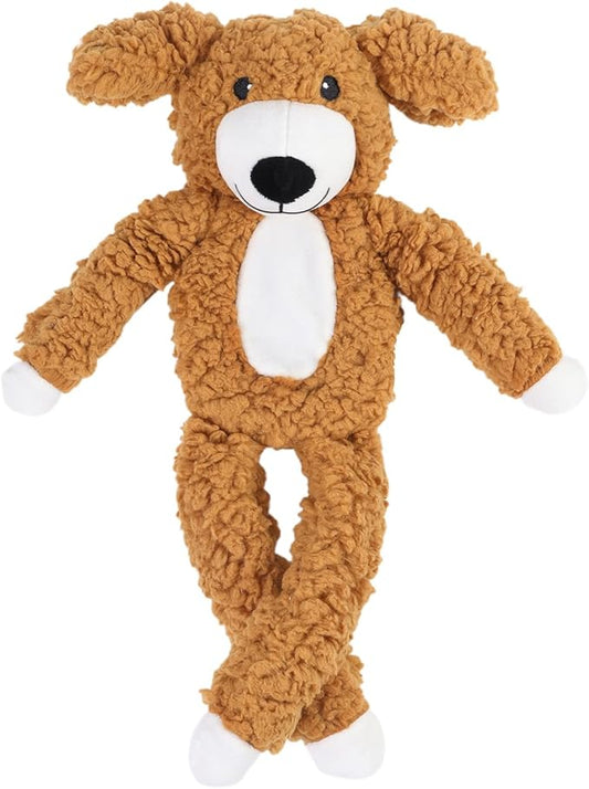 DODODOLA Dog Toys Plush Partial Stuffing Puppy Chew Toys for Teething Soft Squeaky Dog Toy to Keep Them Busy for Small Medium Big Large Dogs Pet