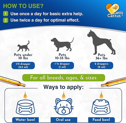 Dog Coughing Treatment Helps with Allergies, Breathing, Runny Nose, Sneezing – Herbal Kennel Cough Treatment for Dogs & Cats for Throat Care – Liquid Supplement and Breeds – 2-oz Bottle