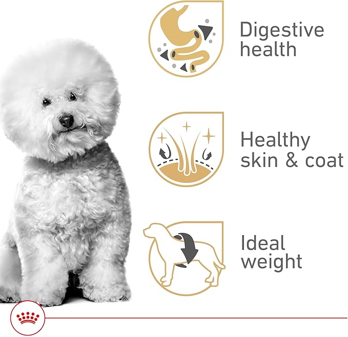 Royal Canin Breed Health Nutrition Bichon Frise Adult Dry Dog Food, 3 lb Bag